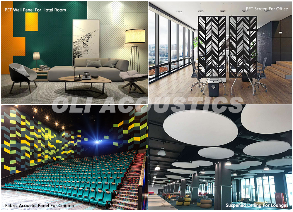 project reference for pet acoustic panels