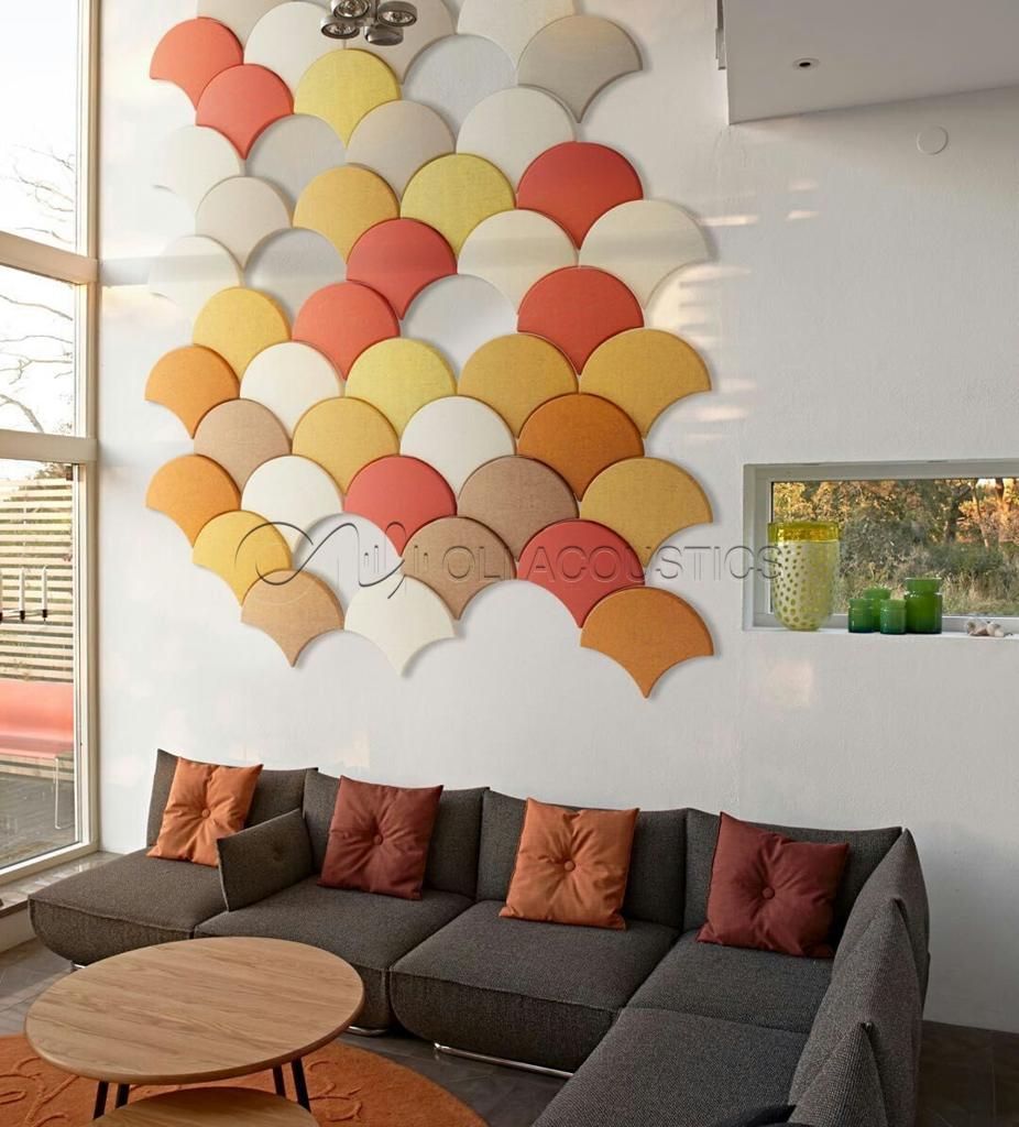 decorative sound absorbing wall panels
