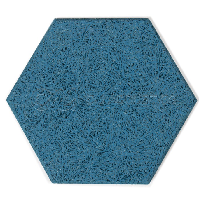15/20/25mm Hexagon Acoustic Wood Wool Board With Optional Size and Color For Hotel Wall