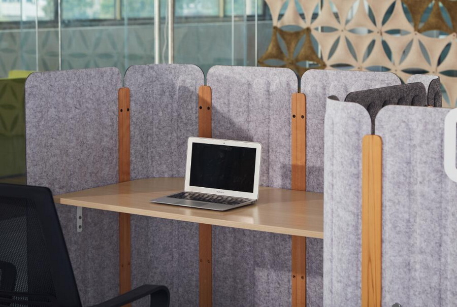 project reference for Acoustic Desk Dividers