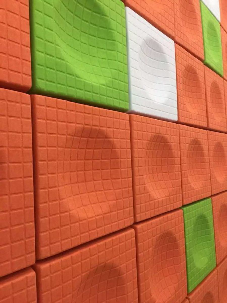 detail for acoustic wall panels decorative