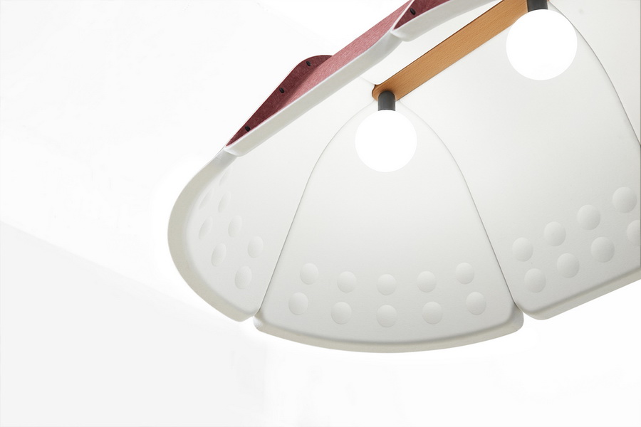 two bulbs pendant lamp shade