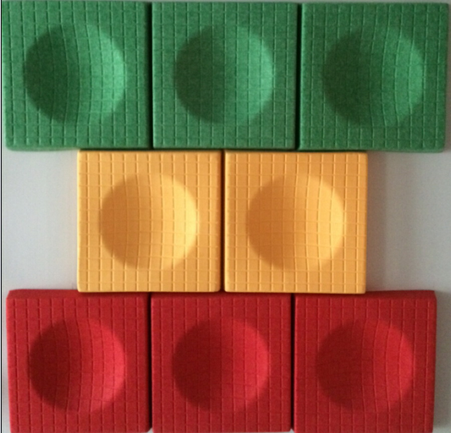 detail for acoustic wall panels decorative