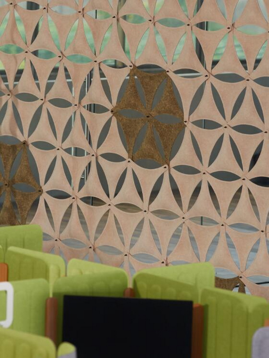 detail for office divider walls