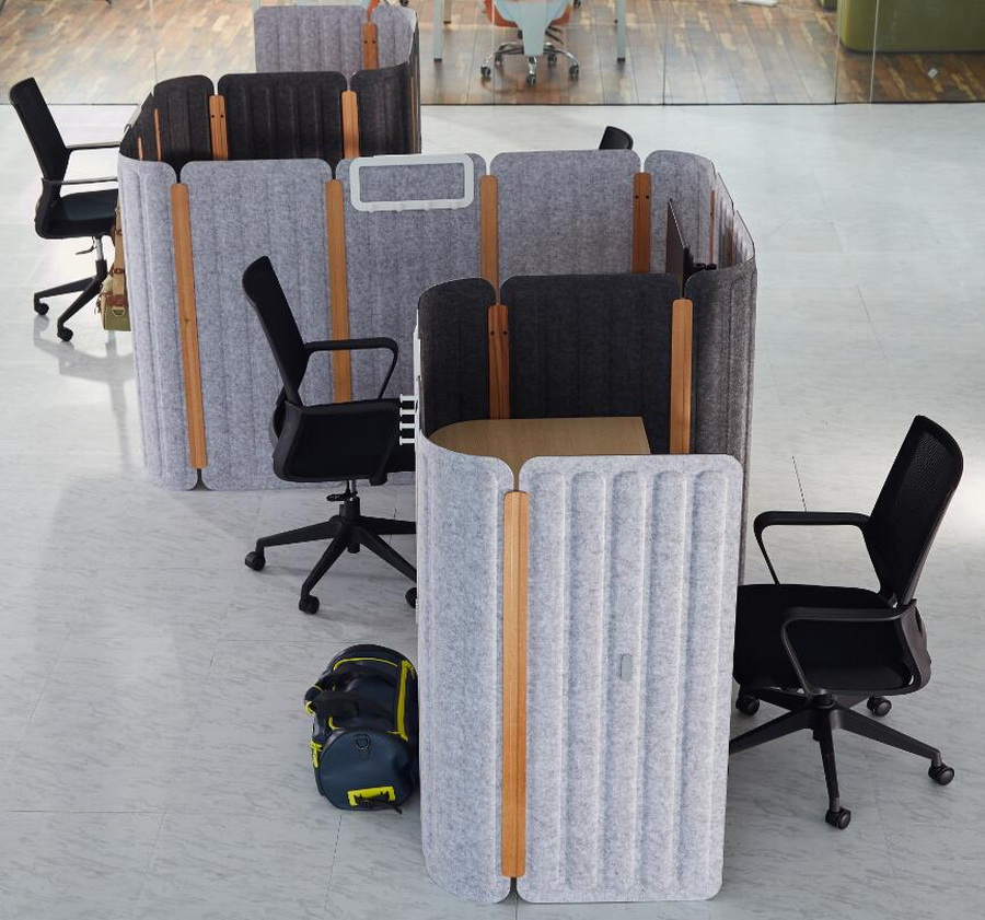 project reference for Acoustic Desk Dividers
