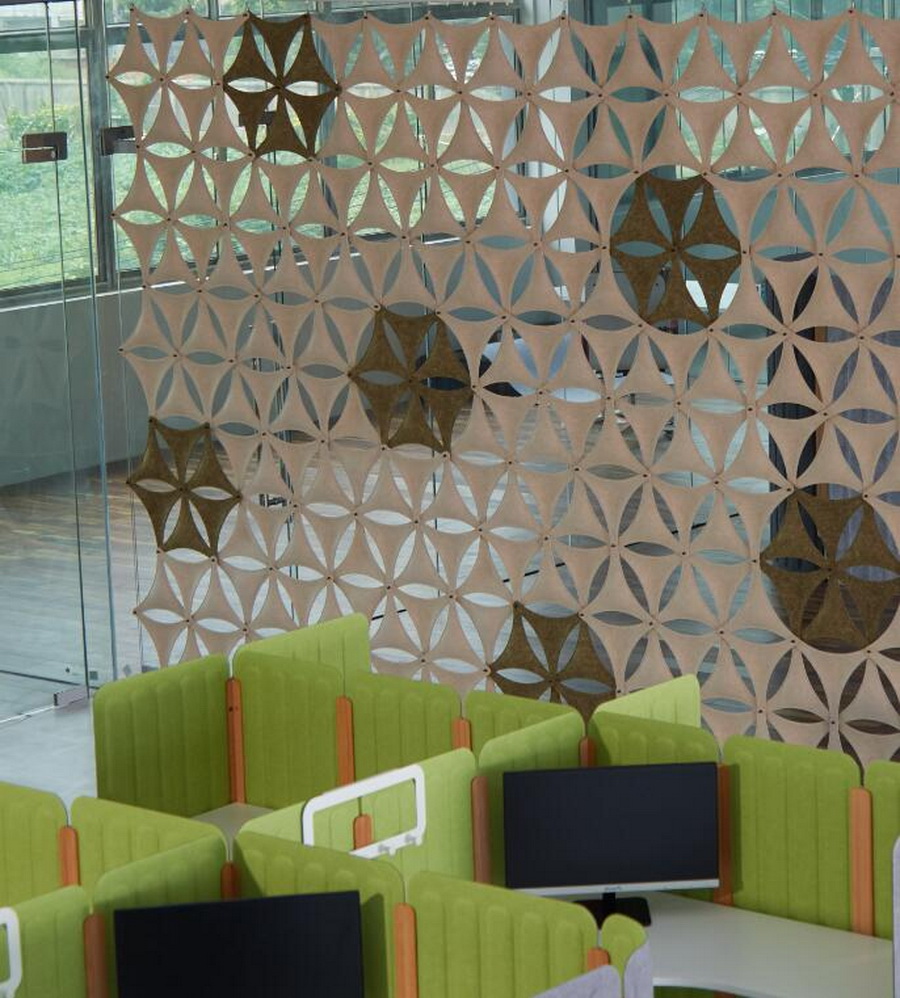 detail for office divider walls