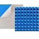 Acoustic Foam Sound Absorption Panels - Blue and Black (12 Pieces)