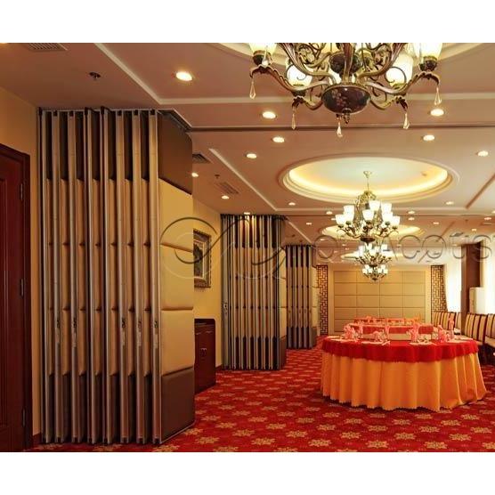 100mm Padded Fabric Movable Wall Dividers For Restaurant