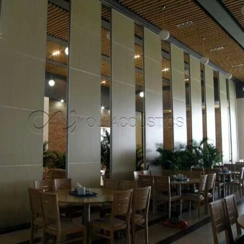 100mm Creamy White Movable Partition For Restaurant