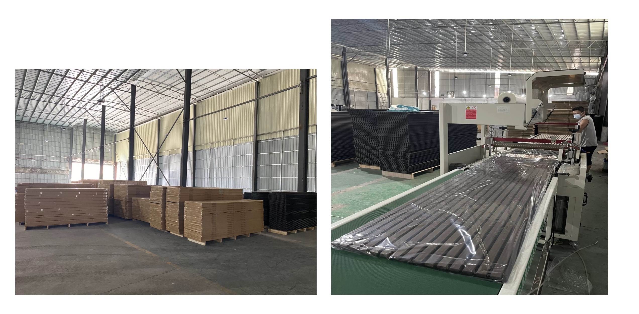 factory for white oak slat wall