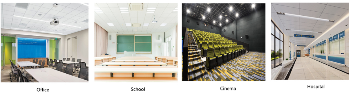 project reference for acoustic ceiling tiles