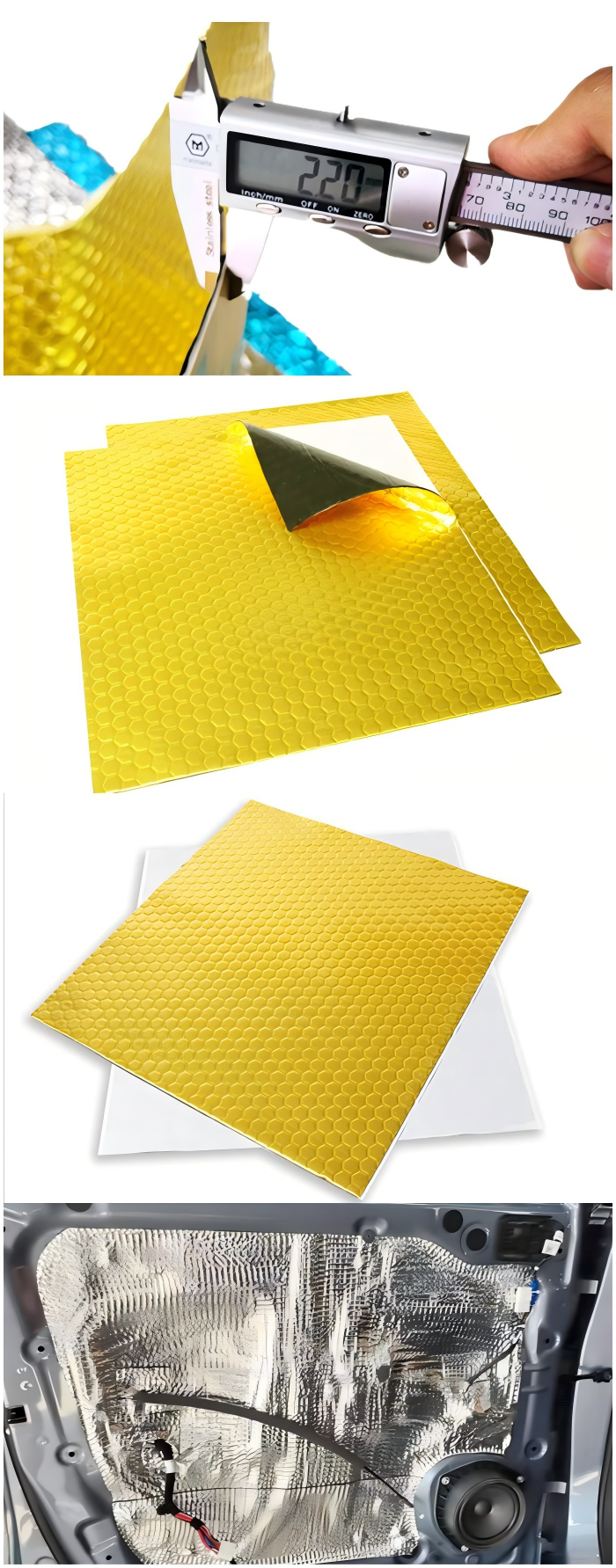 material detail for car sound proofing material