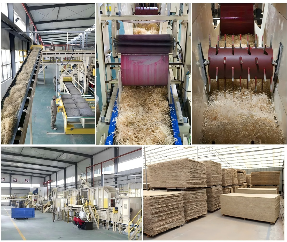 factory for wood wool panels