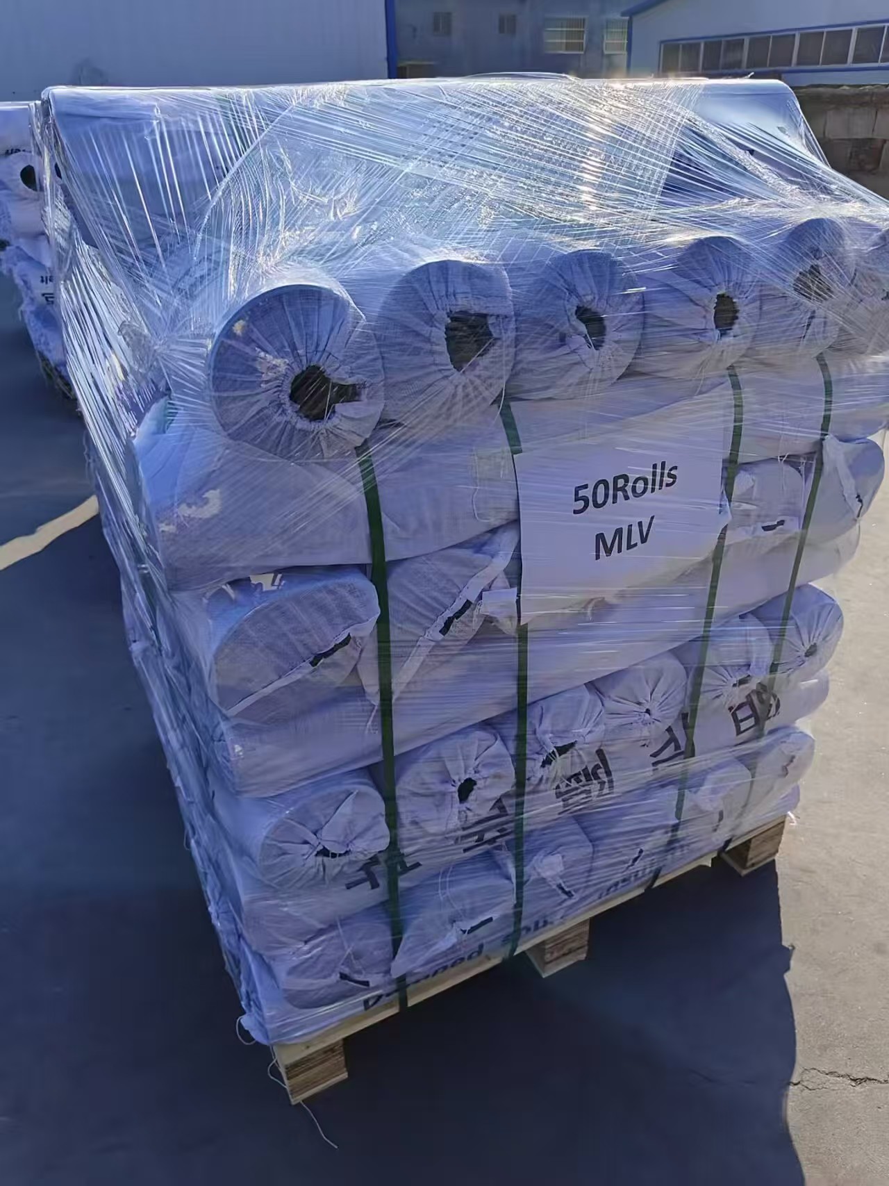 package for mass loaded vinyl