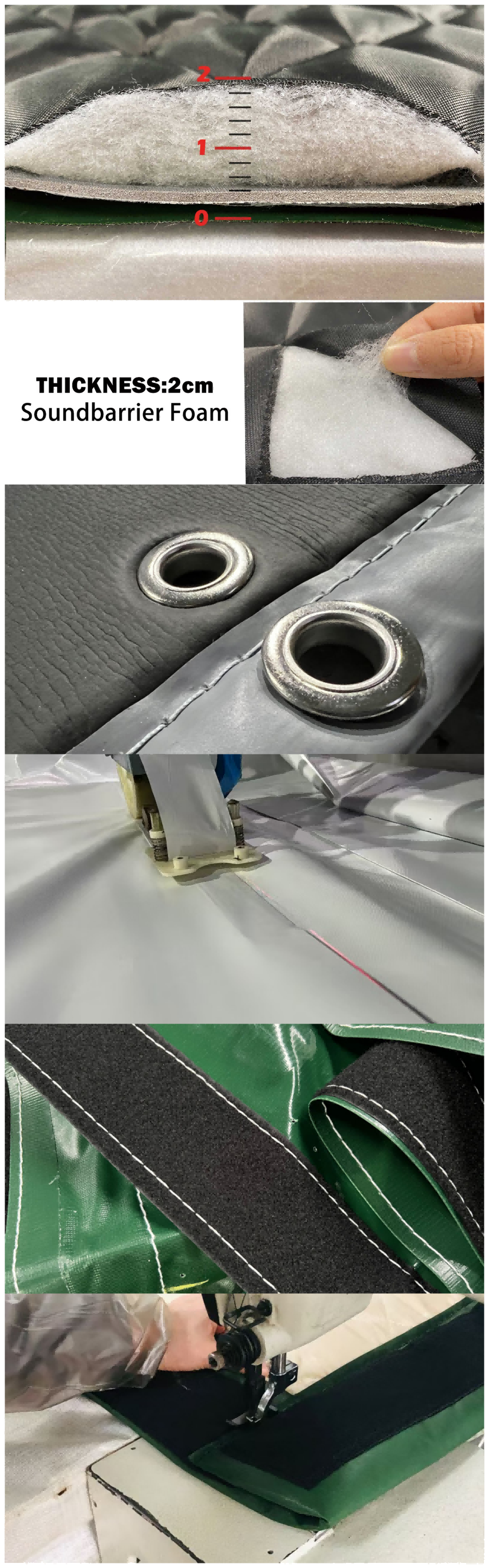 detail for sound barrier