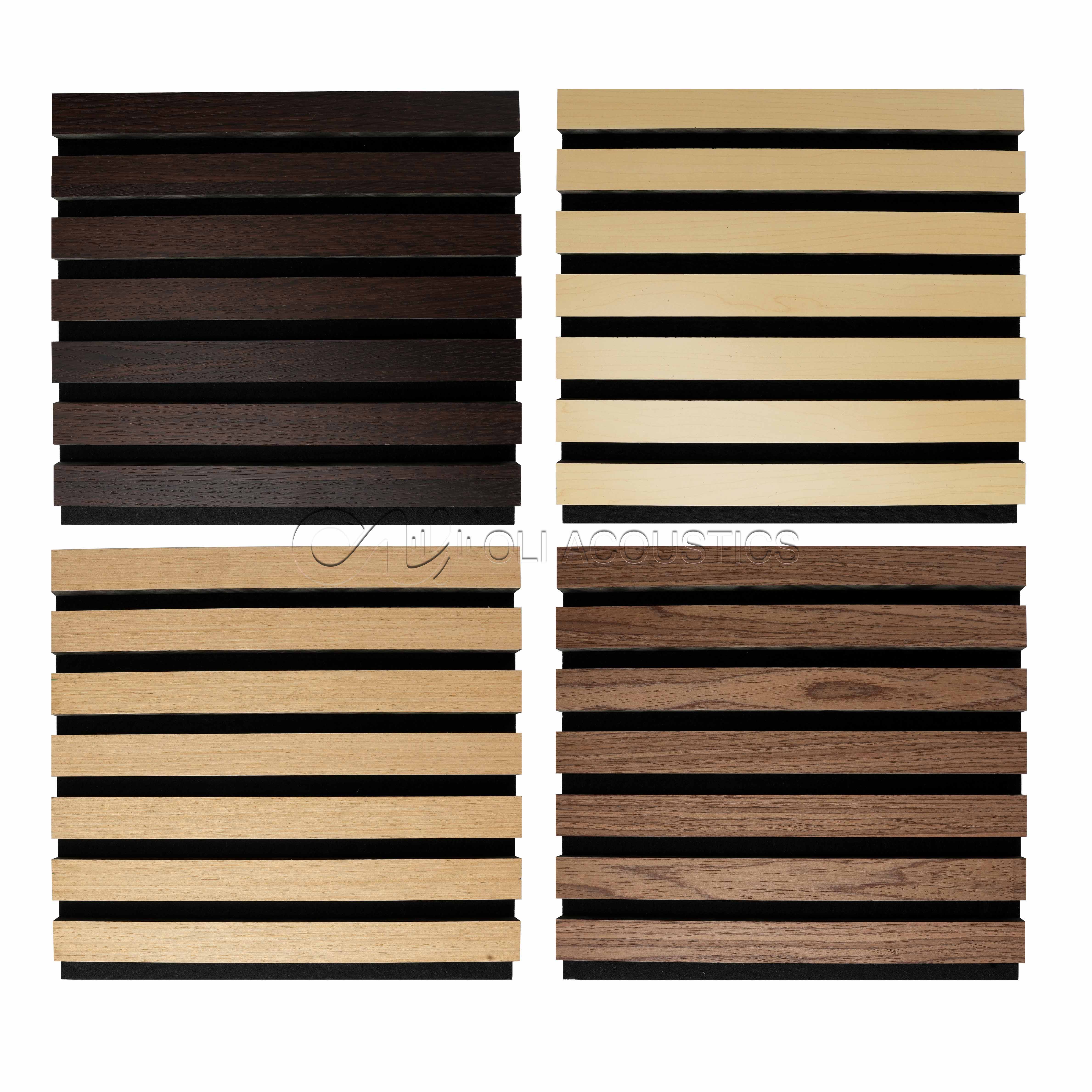 product photo for white oak slat wall
