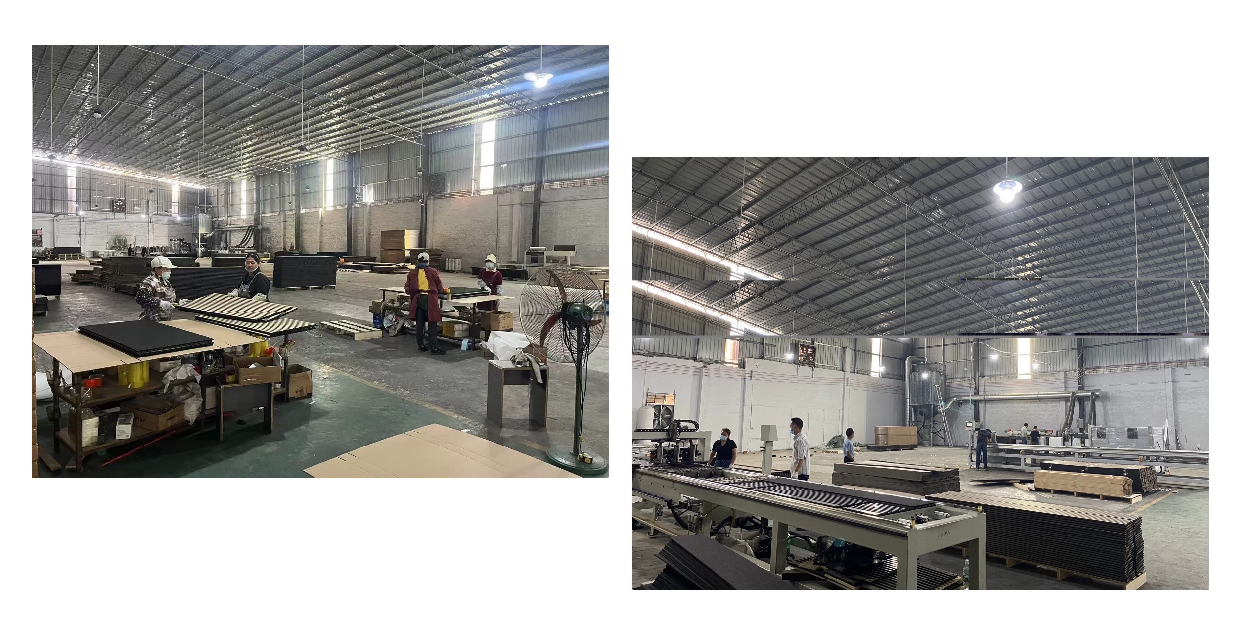 factory for white oak slat wall