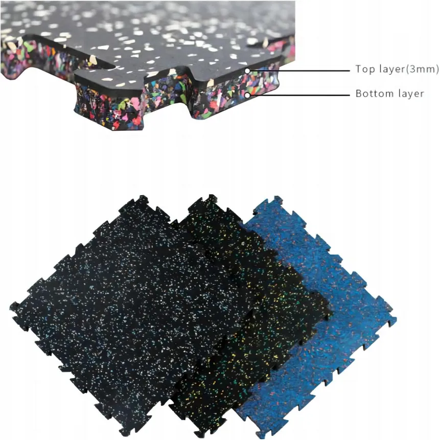 product detail for rubber gym flooring