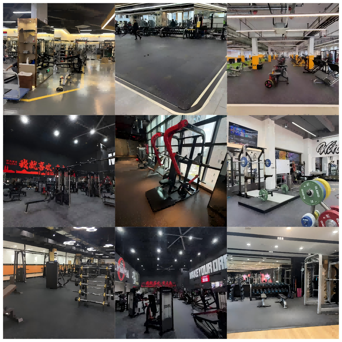 project reference for rubber gym flooring