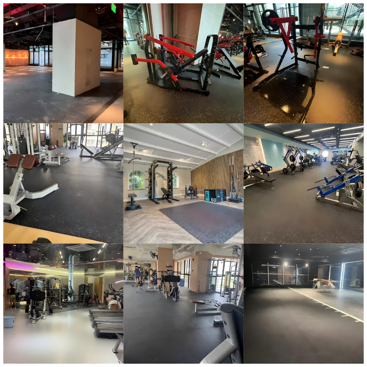 project reference for rubber gym flooring