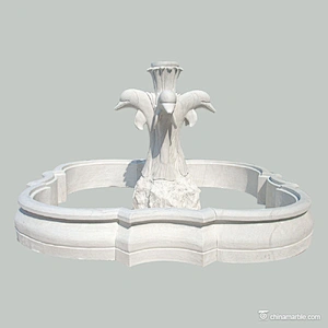 Dolphin Water Fountain For Home/Outdoor Fountain Basin