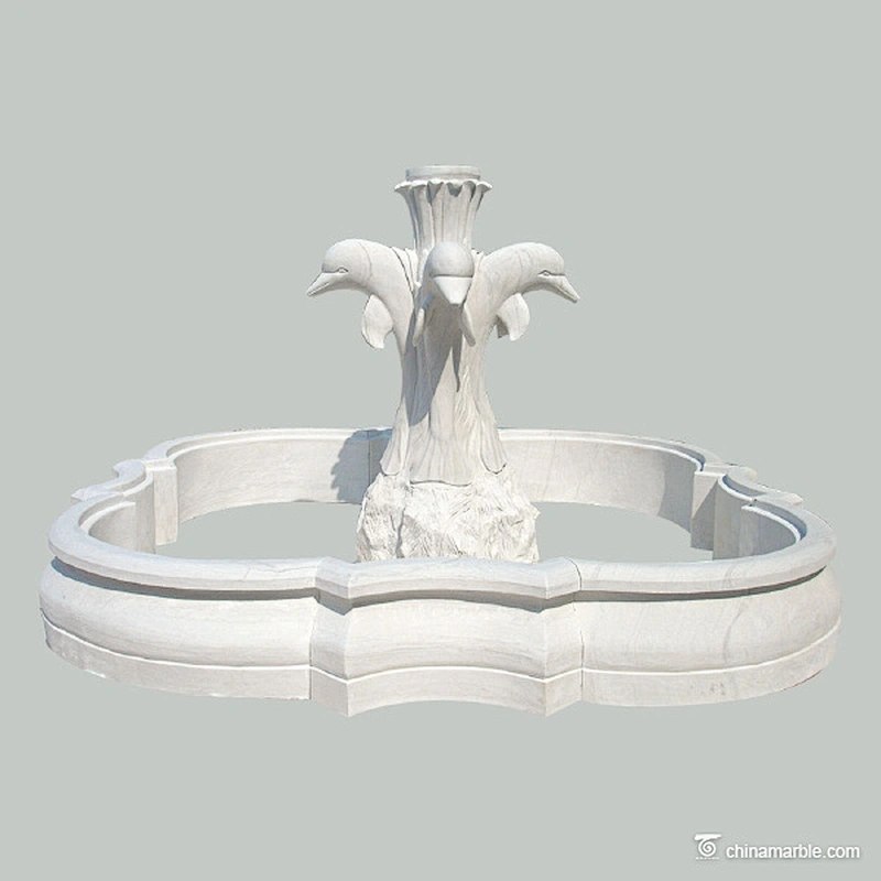 Dolphin Water Fountain For Home/Outdoor Fountain Basin