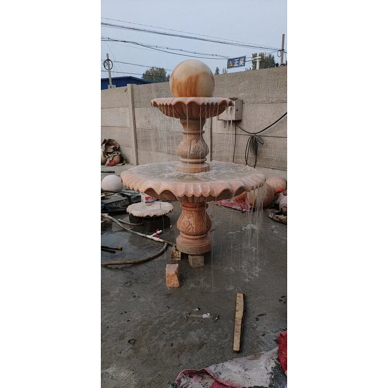 large outdoor granite Water Fountain