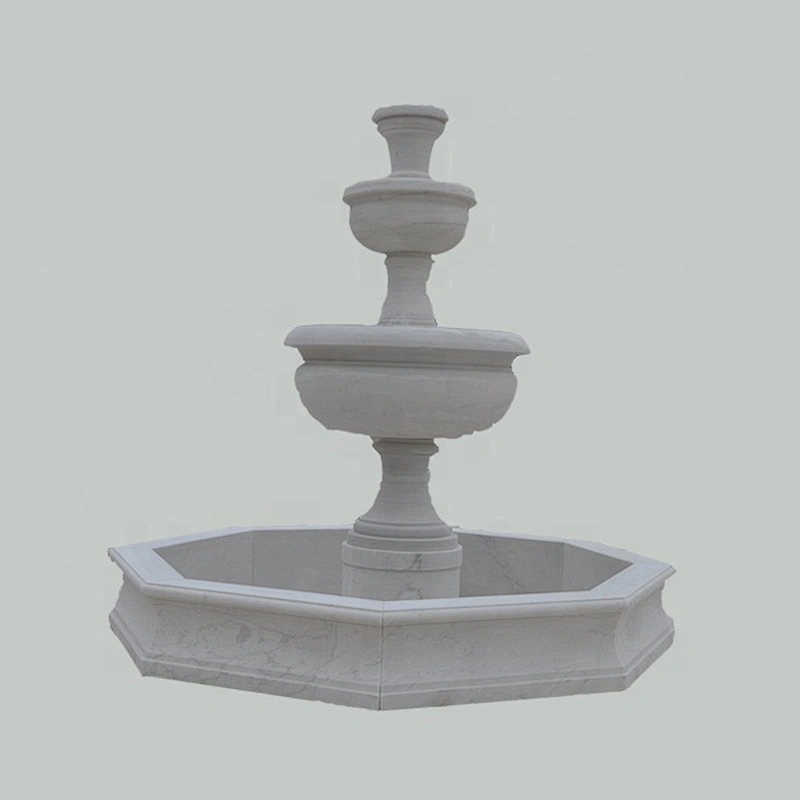 Modern Outdoor Water Fountain Waterfall Pots