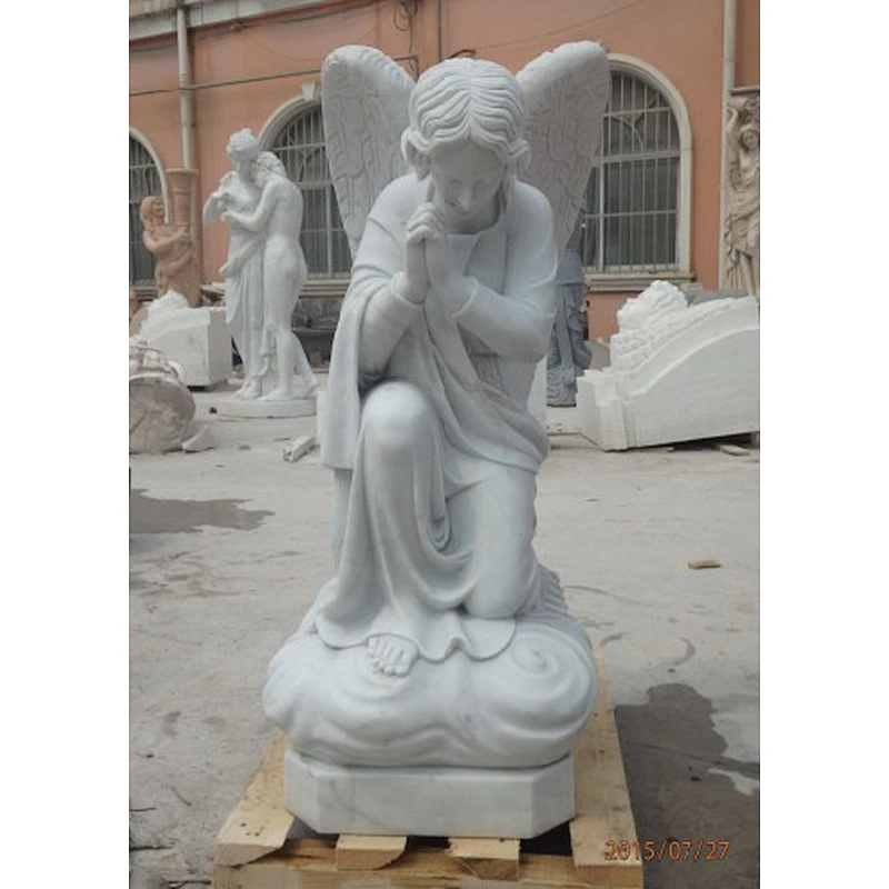Kneeling Life Size Angel Statue Large