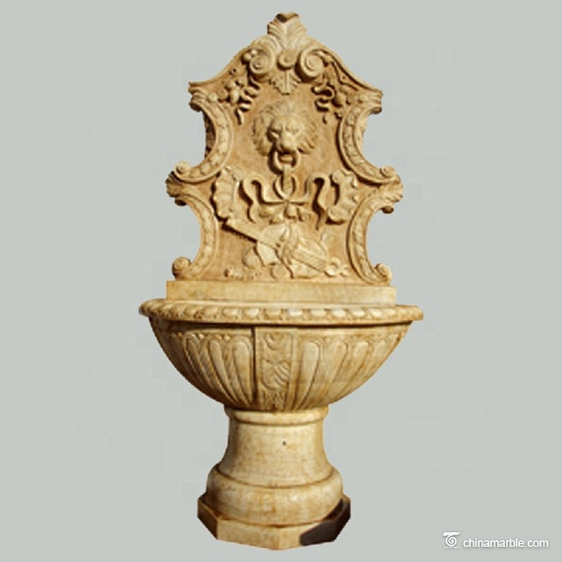 Antique Stone Wall Fountain Outdoor