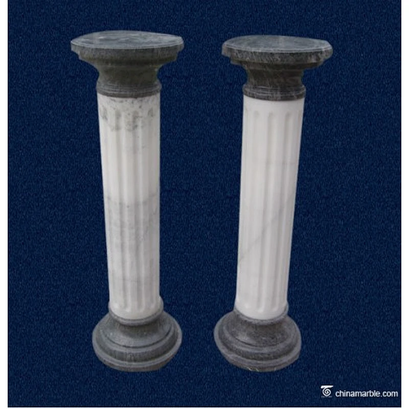 stone pillar in fence/roman column/stone column