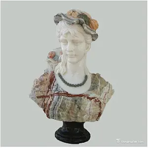 marble bust statue/woman bust statues/bust woman stone statue