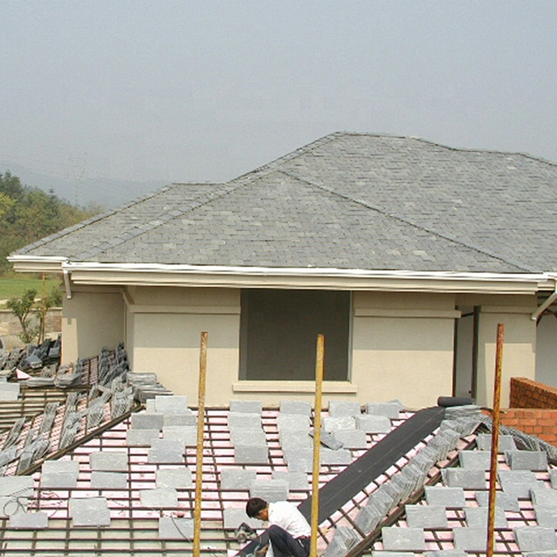 House Building Decoration Natural Split Surface And Edge Slate Roof Tiles