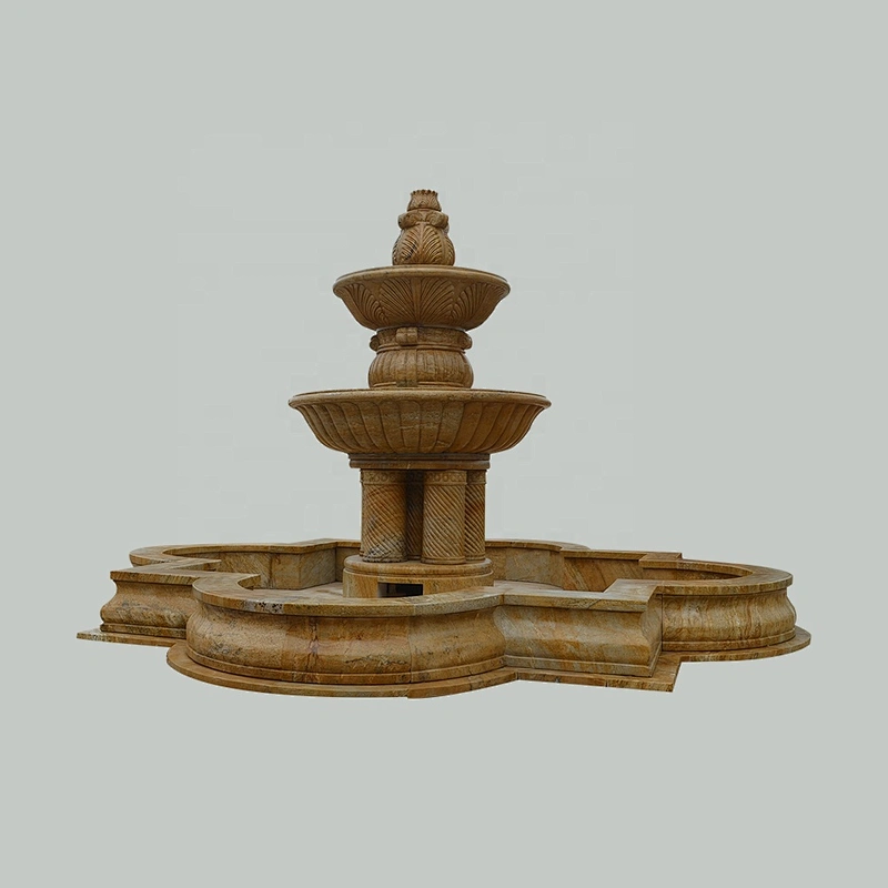 Modern Outdoor Water Fountain Waterfall Pots