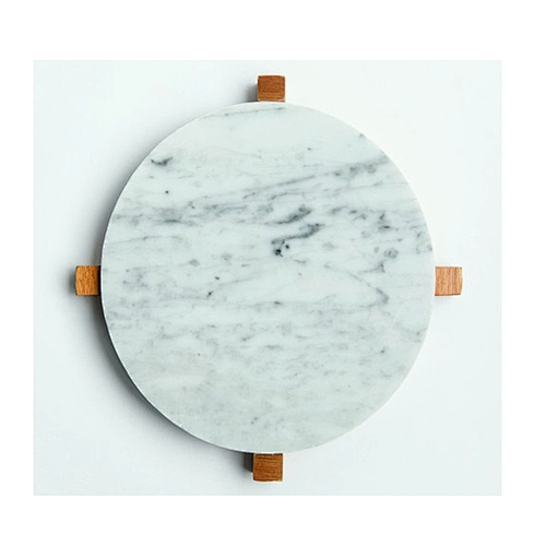 Cheap Kitchen SKY BLUE Marble Cheese Board For Professional Manufacture