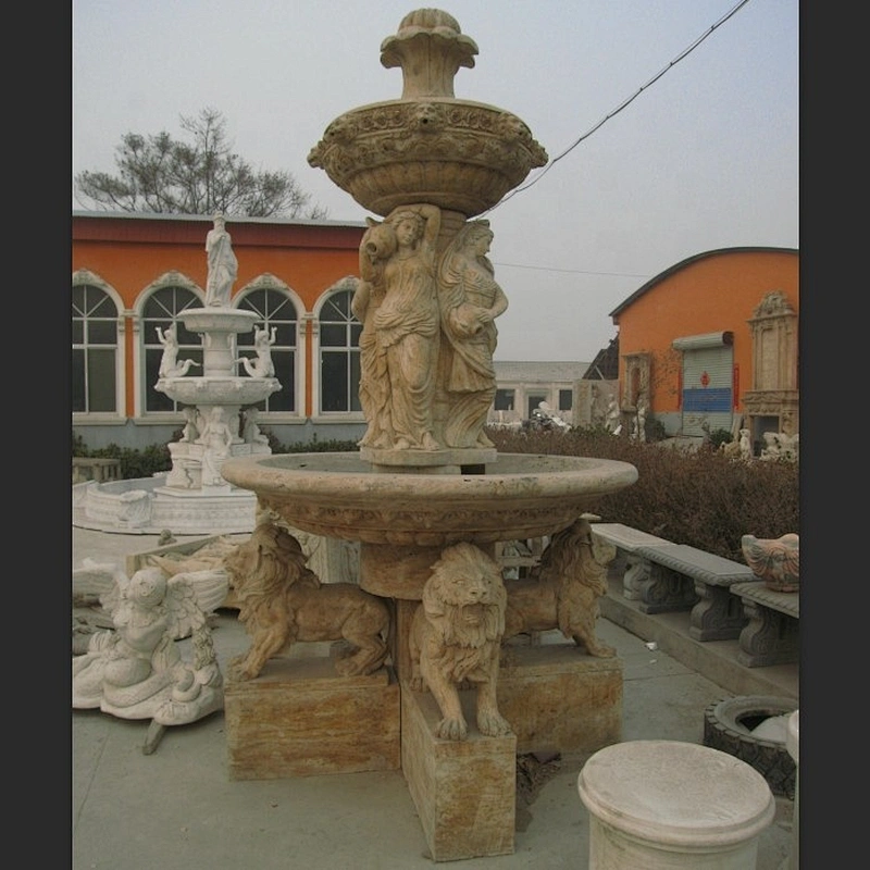 Garden Lion Wall Fountain
