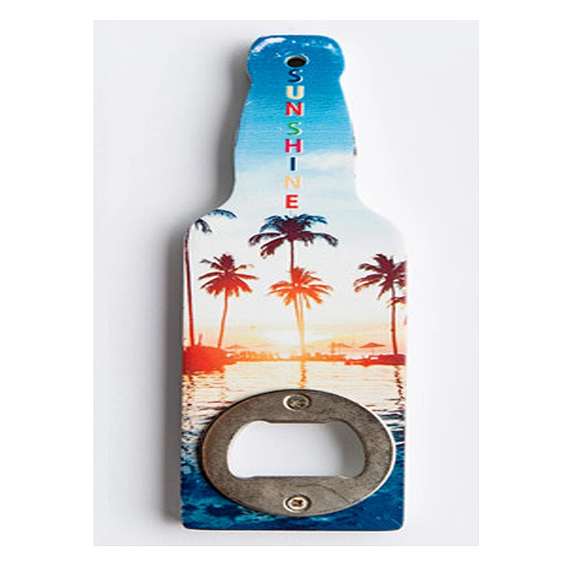 Promotion Gift Kitchen Multiple landscapes style Blue Bottle Opener
