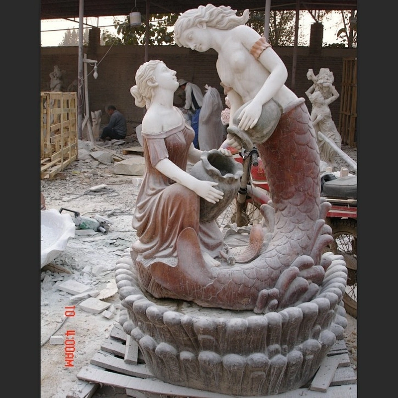 French Water Fountain Statues