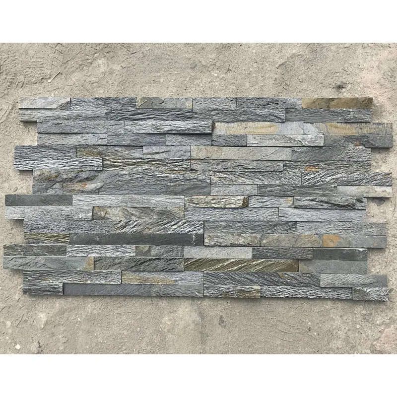 Water Wave Quartzite Wall Cladding Tile/Fireproof Decorative Wall Stone/Natural Stone Veneer
