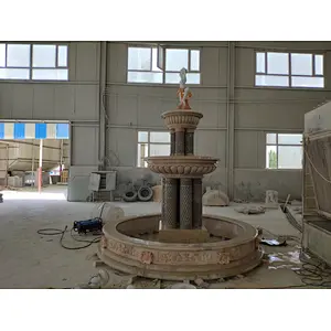 Outdoor Marble Water Fountain Stone garden