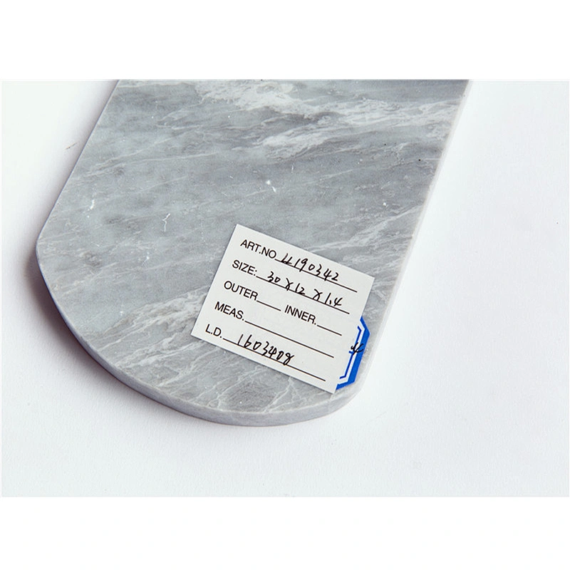 Cheap Kitchen LIGHT GRAY Marble Cheese Board For Professional Manufacture