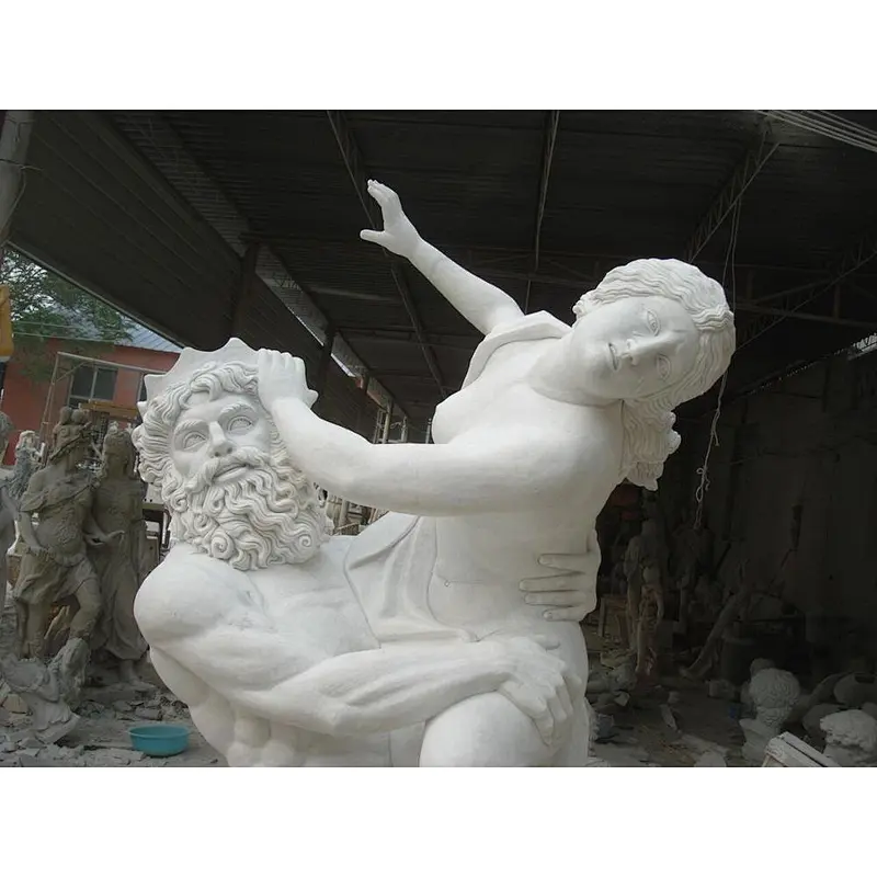 man and woman sculpture/nude man and woman statue/famous nude statues