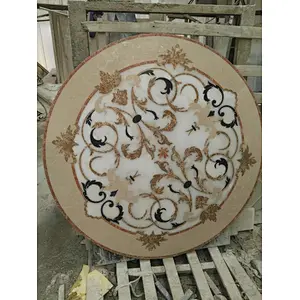 Marble Waterjet Medallion/Cheap Marble Mosaic Floor Medallion from China/Marble Medallion Tile Lowes