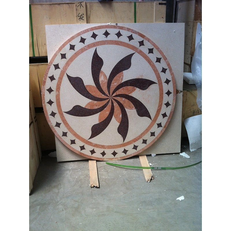 Marble Waterjet Medallion/Cheap Marble Mosaic Floor Medallion from China/Marble Medallion Tile Lowes