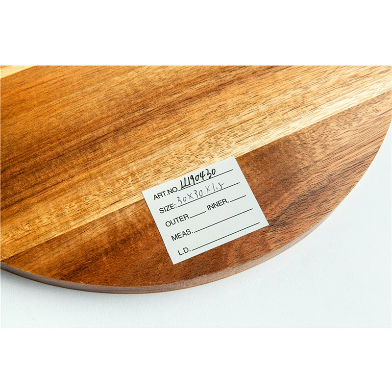 Cheap Special kitchen supplies food dinner plate marble gray solid wood dinner plate round dinner plate plus round marble tray