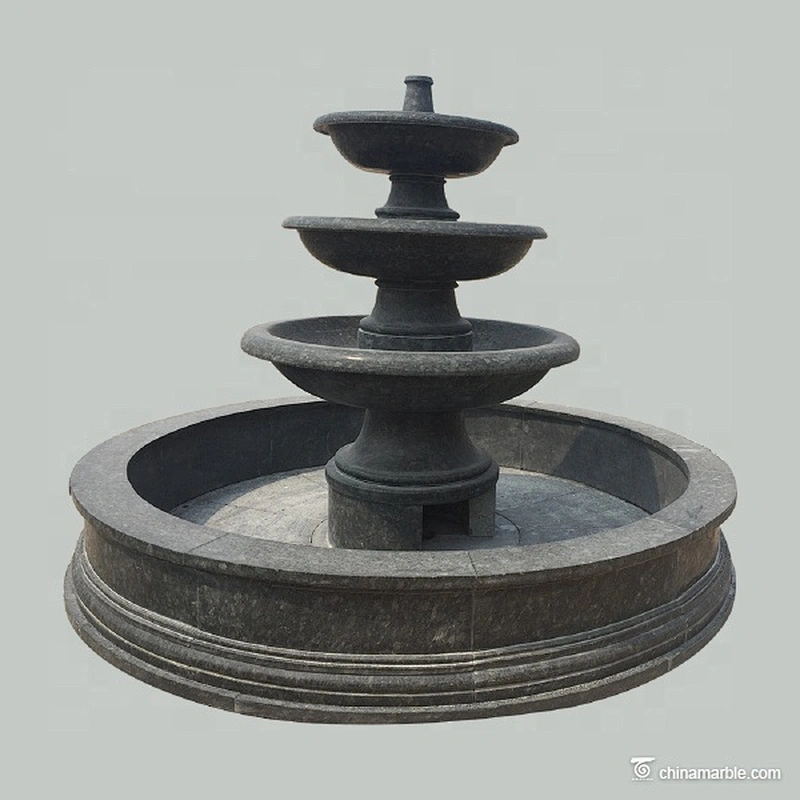 Granite Slab Fountain 3 Tier