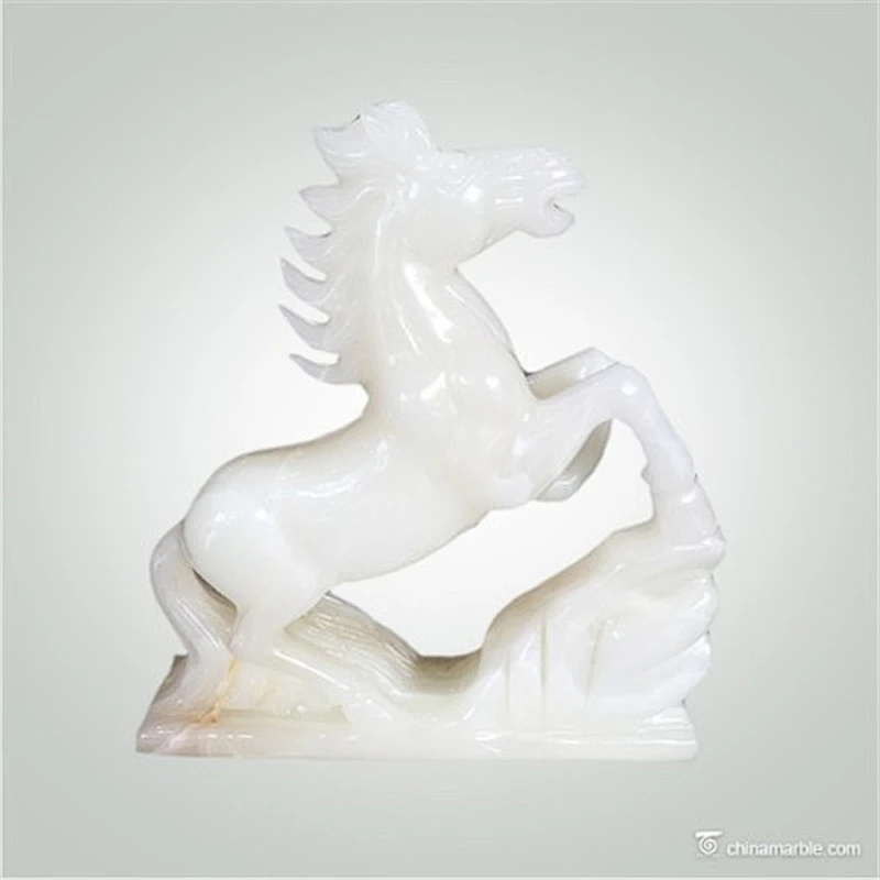 Jade Horse Statue Sculpture