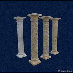 greek marble columns for sale/marble pillars and columns for interior