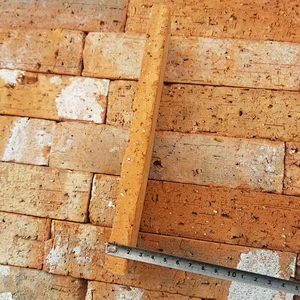Old House Used Antiqu Looking Facial Wall Reclaimed Thin Clay Brick Veneer