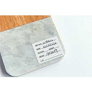 Cheap Special kitchen supplies food dinner plate marble gray solid wood dinner plate polygon tray with holes
